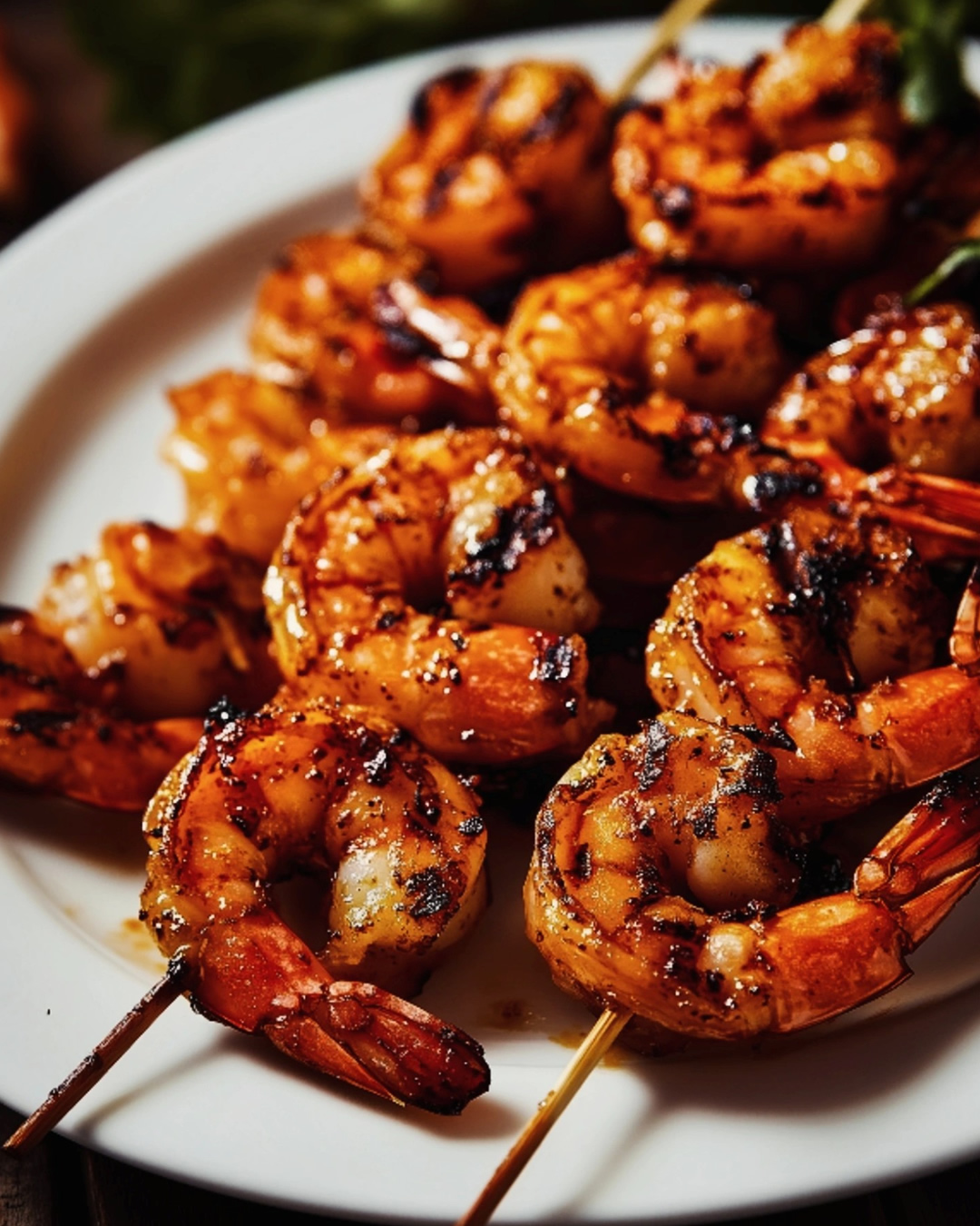 Gegrillte Garnelen in Knoblauchmarinade